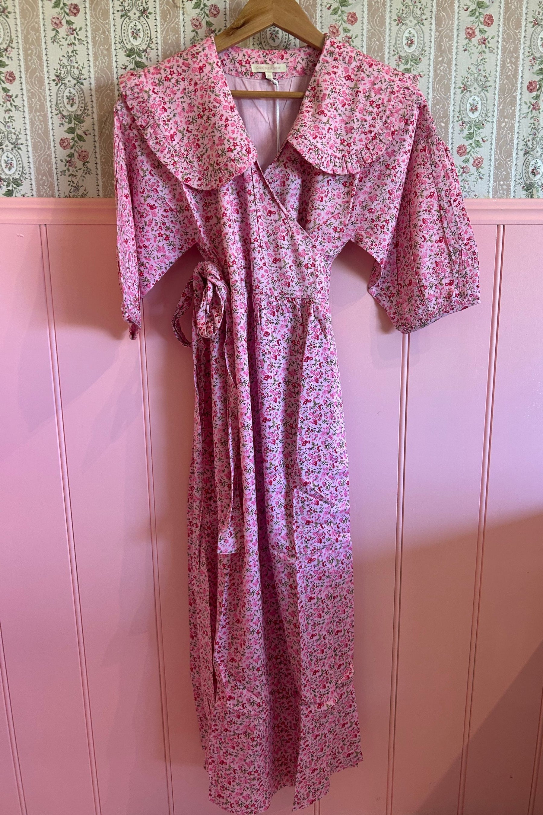 Alina Wrap Dress in Millie Rose