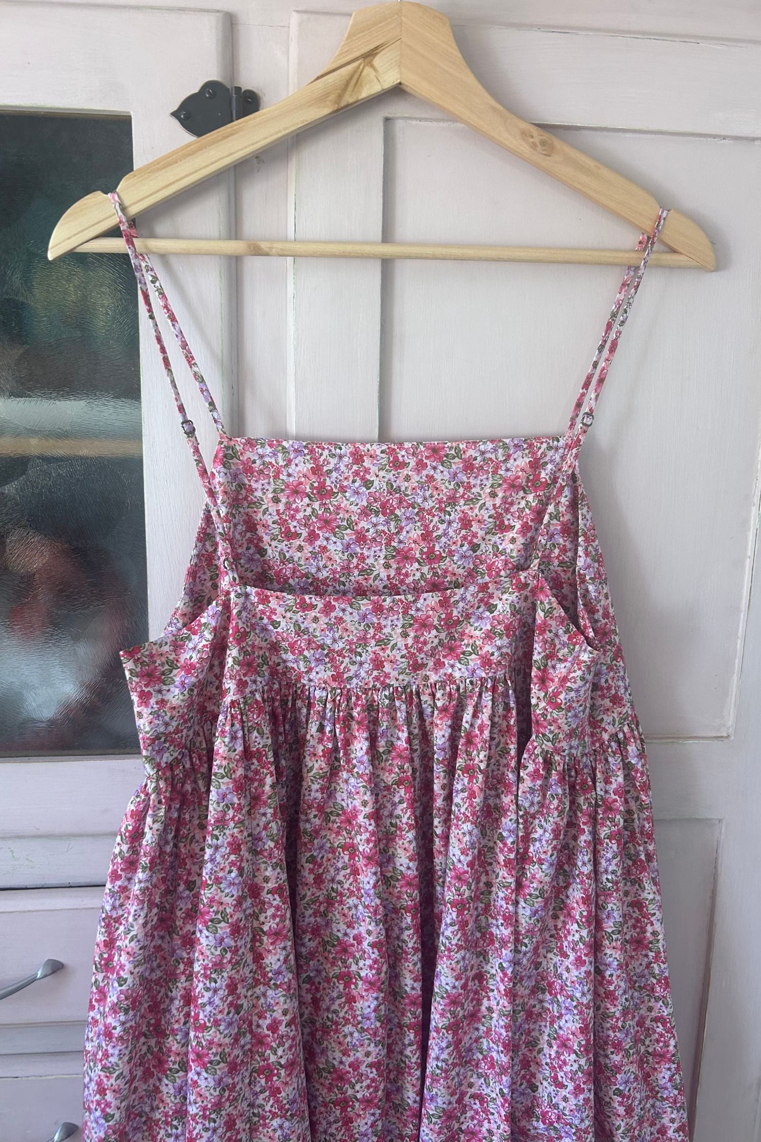 Frankie Midi Dress in Plum Rose