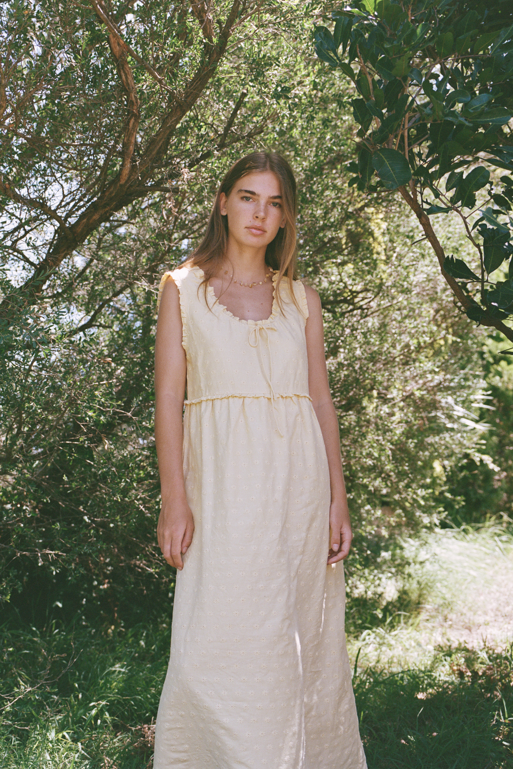 Elodie Midi Dress in Primrose