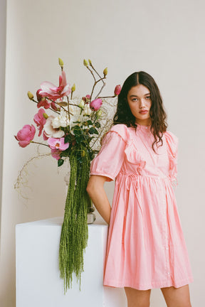 Rumi Dress in Petal Pink