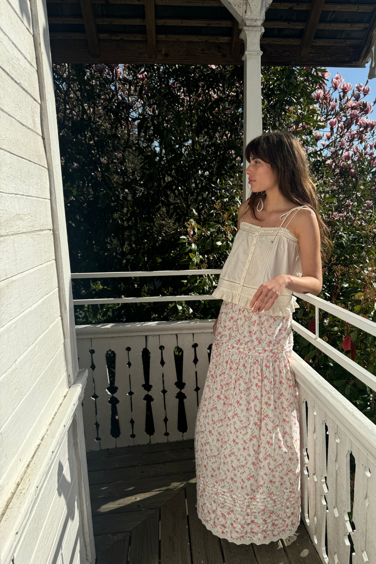 Yuri Skirt in Cottage Floral