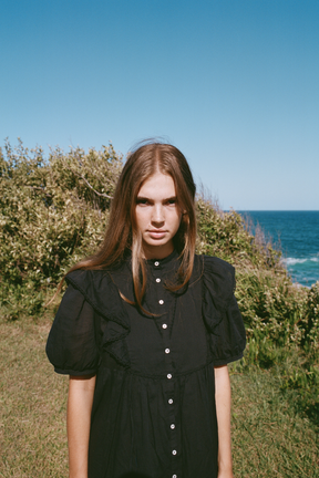 Rumi Gown in Midnight Noir