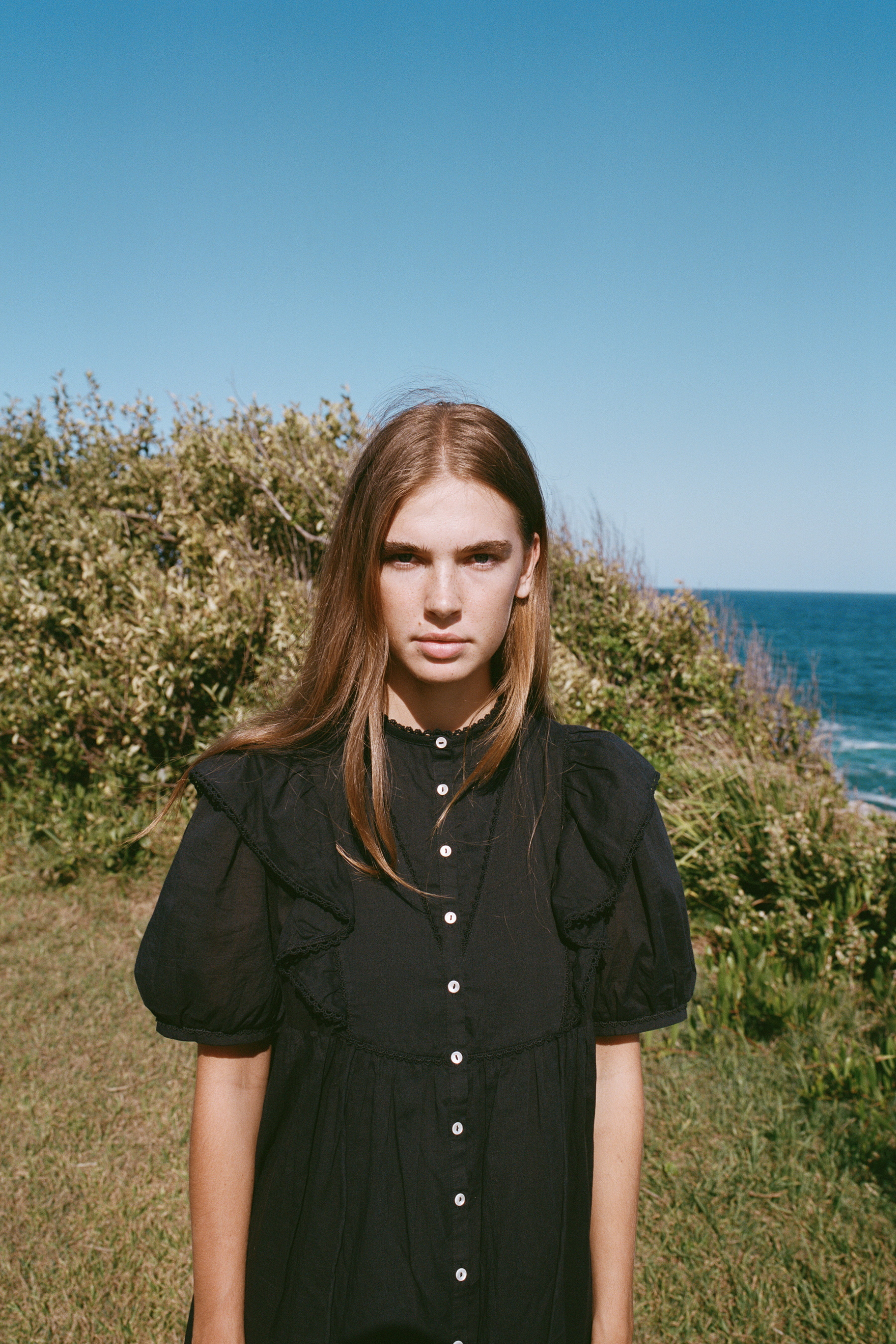 Rumi Mini Dress in Midnight Noir