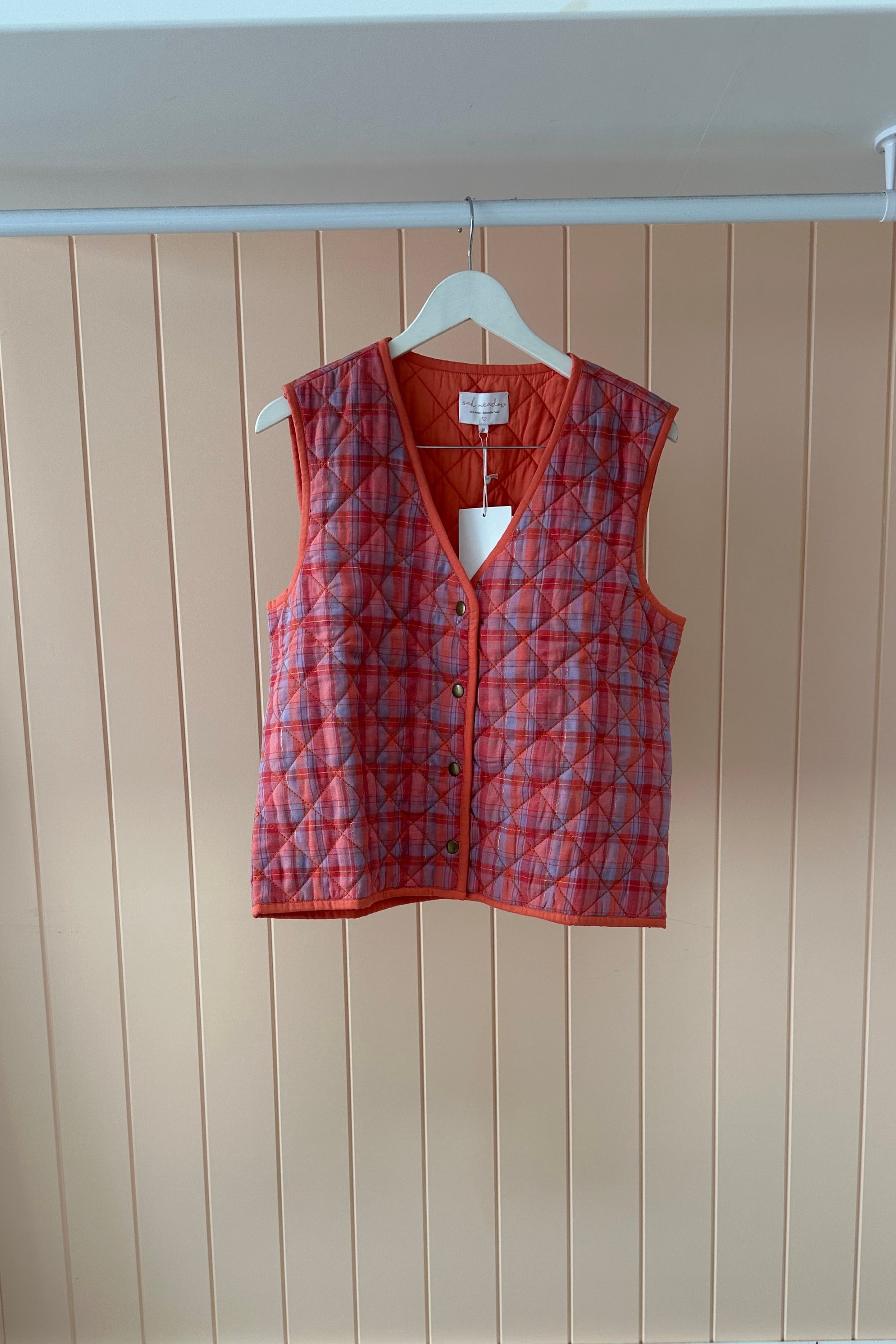 Anika Vest in Dusk Plaid