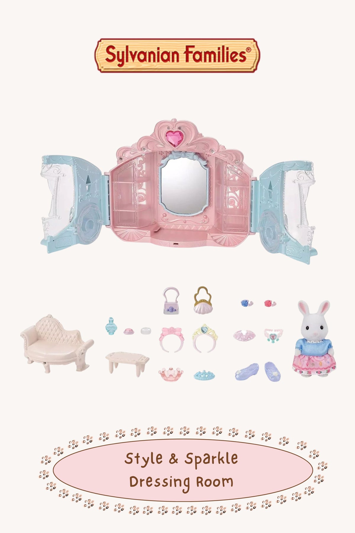 Sylvanian Families ~ Style & Sparkle Dressing Room