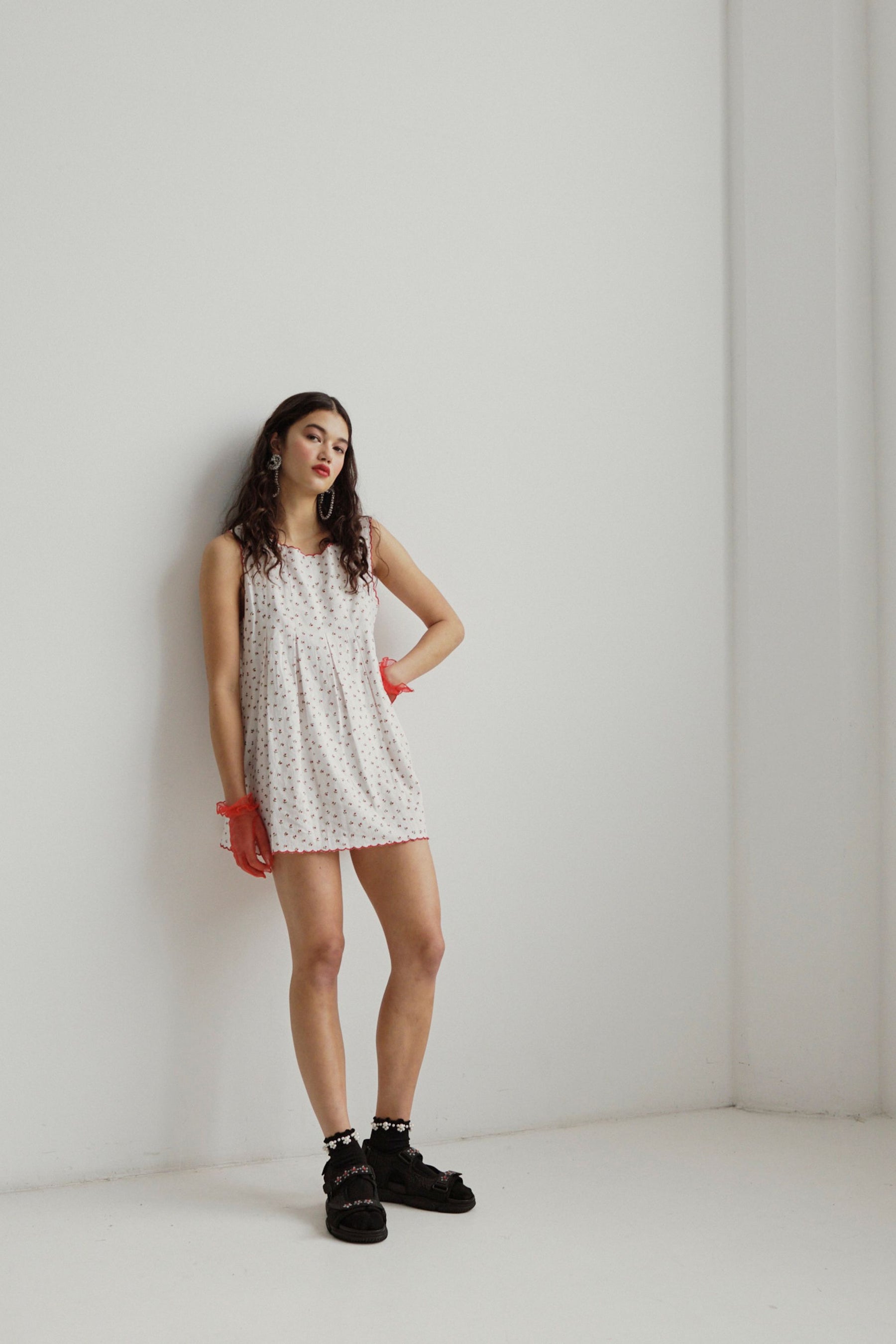 Romi Shift Dress in Rosie Tulip