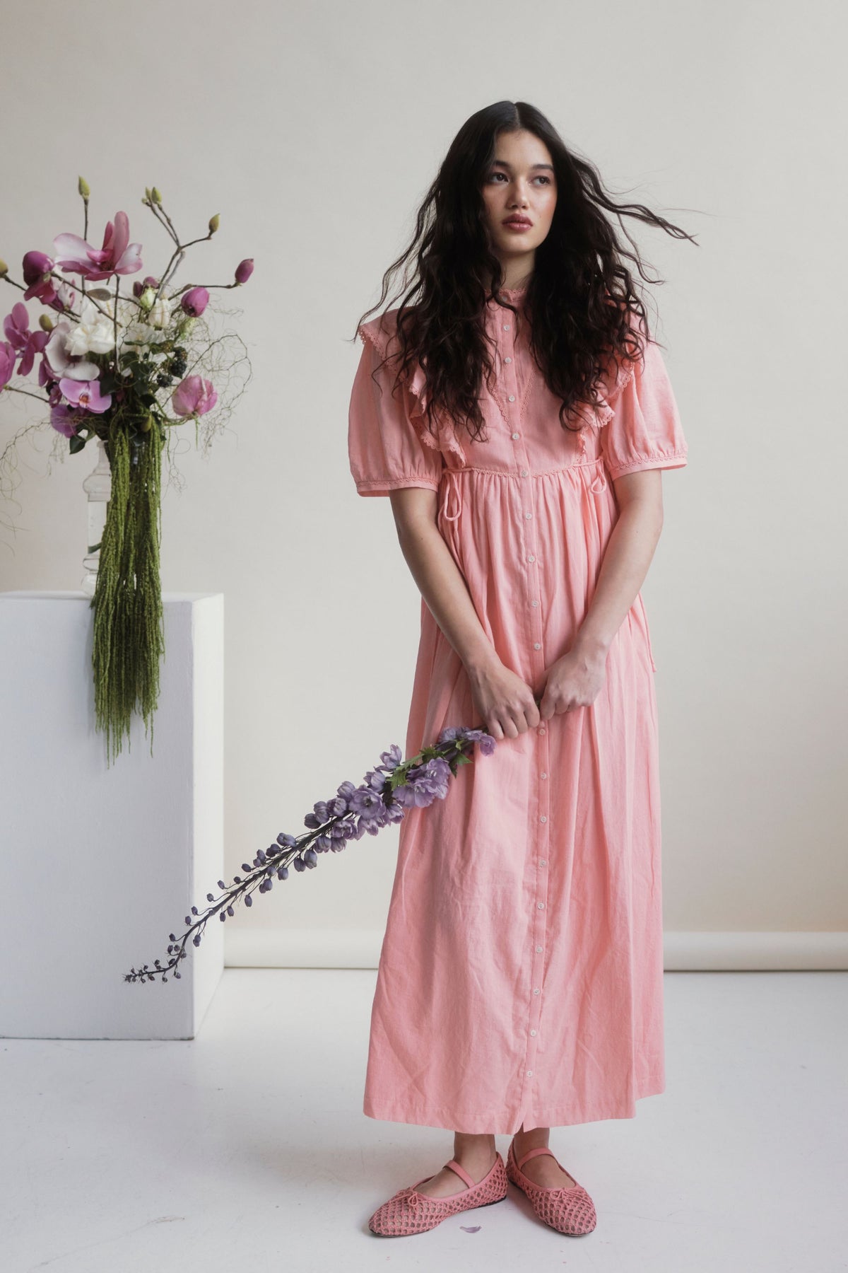 Rumi Gown in Petal Pink