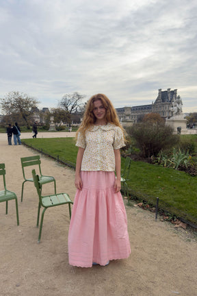 Yuri Skirt in Flora Pink