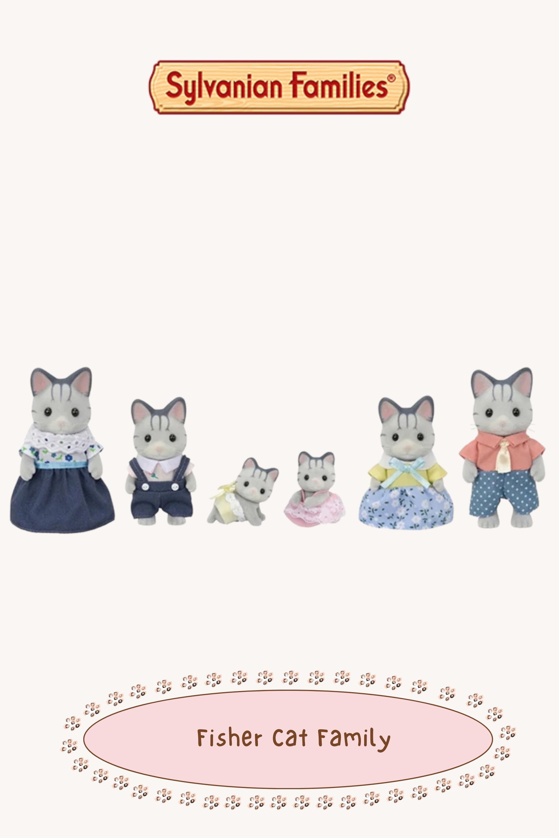 Sylvanian Families ~ Fisher Cat Family