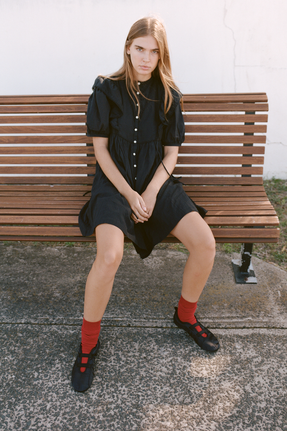 Rumi Mini Dress in Midnight Noir