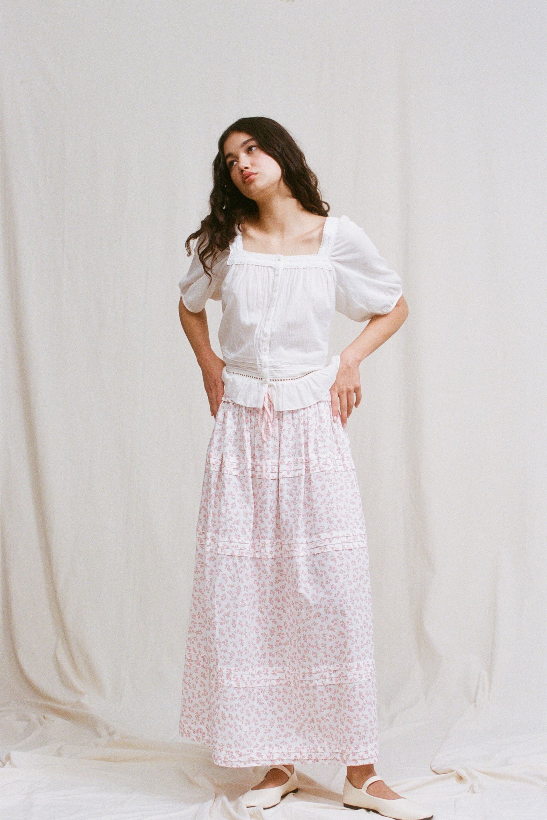 Halle Skirt in Ella Flower ~ COMING SOON