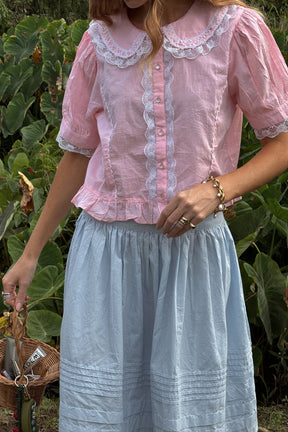 Bonnie Skirt In Baby Blue