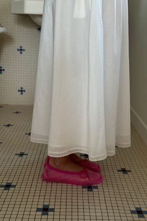 The Annabelle dress in French White ~ Bespoke Design