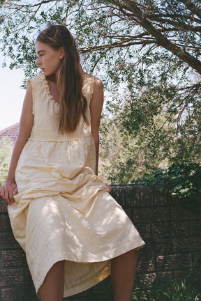 Elodie Midi Dress in Primrose