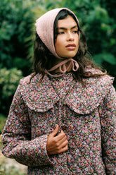 Margot Quilted Jacket in Midnight Garden