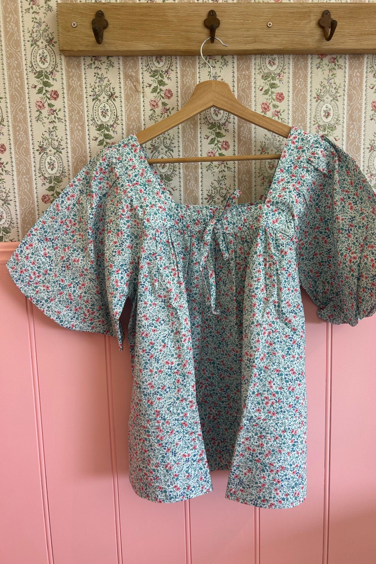 Celine Blouse in Cornflower Meadow