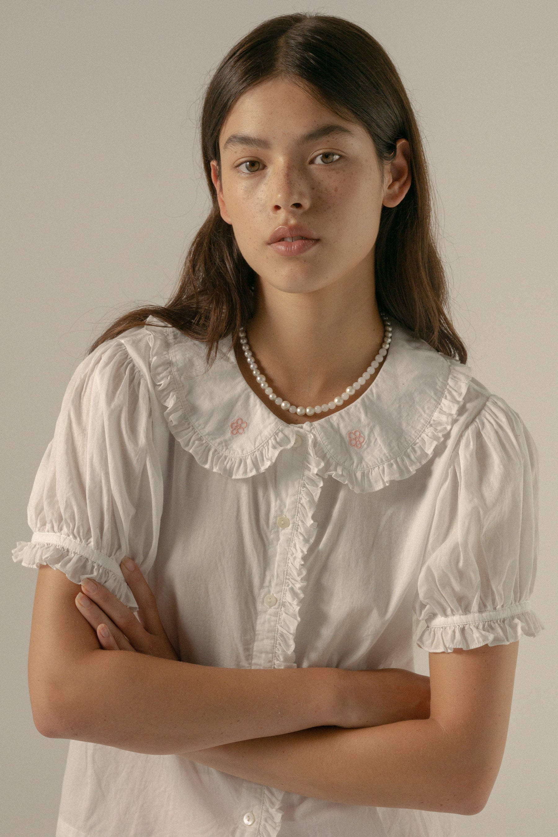 Billie Blouse in White