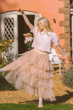 Cedar Cottage Blouse In Apple Pink
