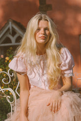 Cedar Cottage Blouse In Apple Pink