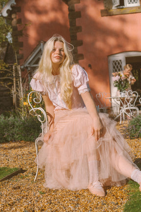 Cedar Cottage Blouse In Apple Pink