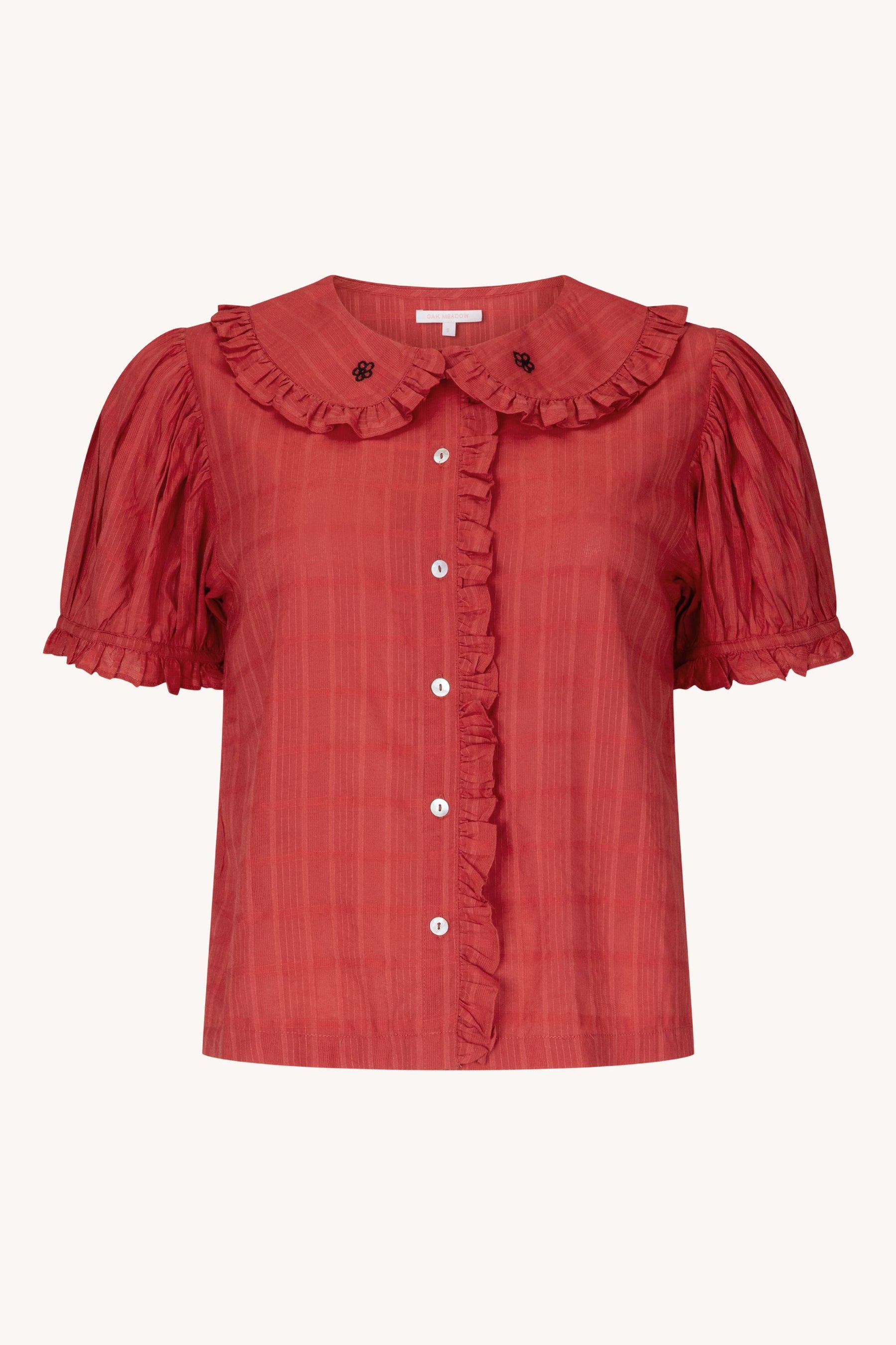 Billie Blouse in Ruby Red