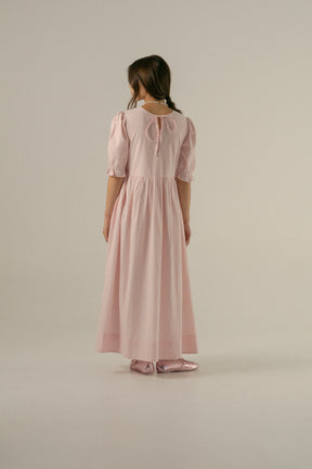 Mimi Midi Dress in Rosewater Stripe