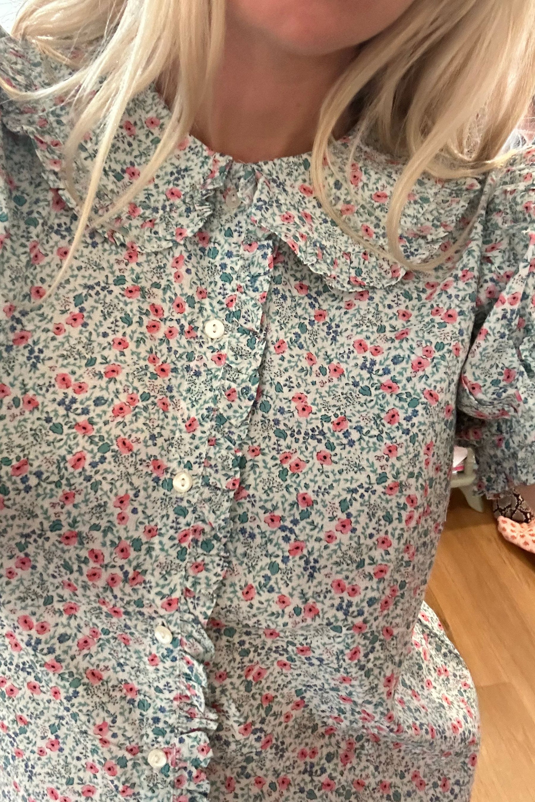 Billie Blouse in Cornflower Meadow