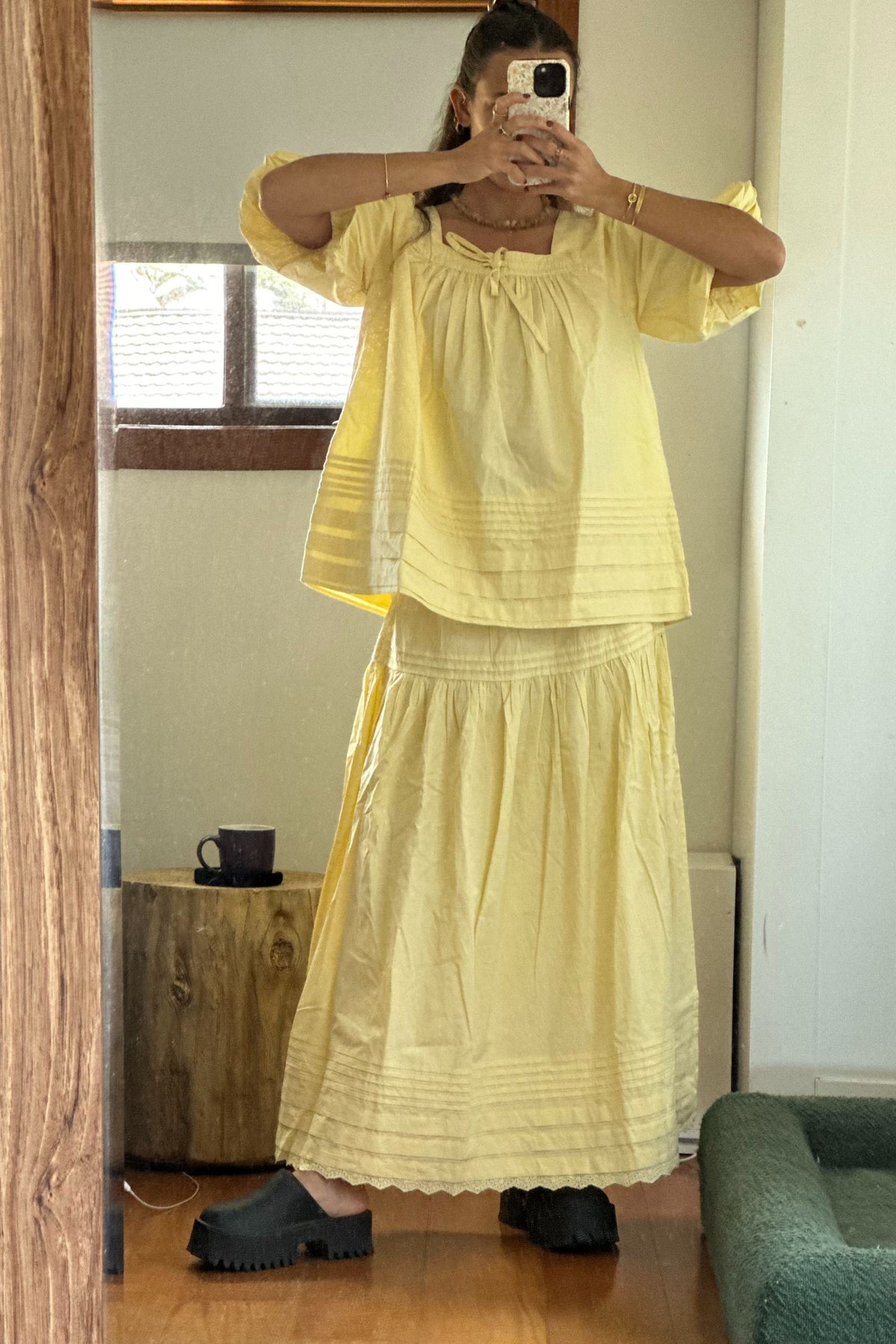 Celine Blouse in Buttercup Yellow