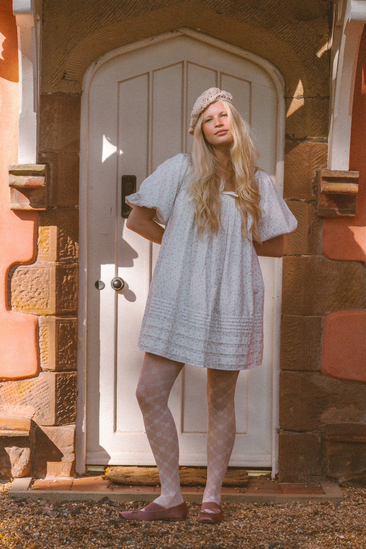 Celine Mini Dress In Winnie Flower