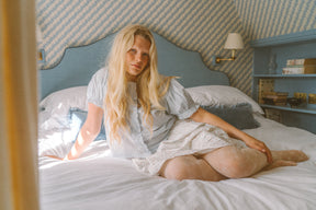 Billie Blouse In Baby blue