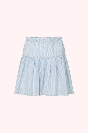 Maple Mini Skirt in Bluebell Stripe
