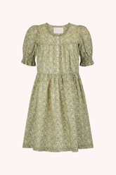 Holly Mini Dress in Garden Green- Pre order