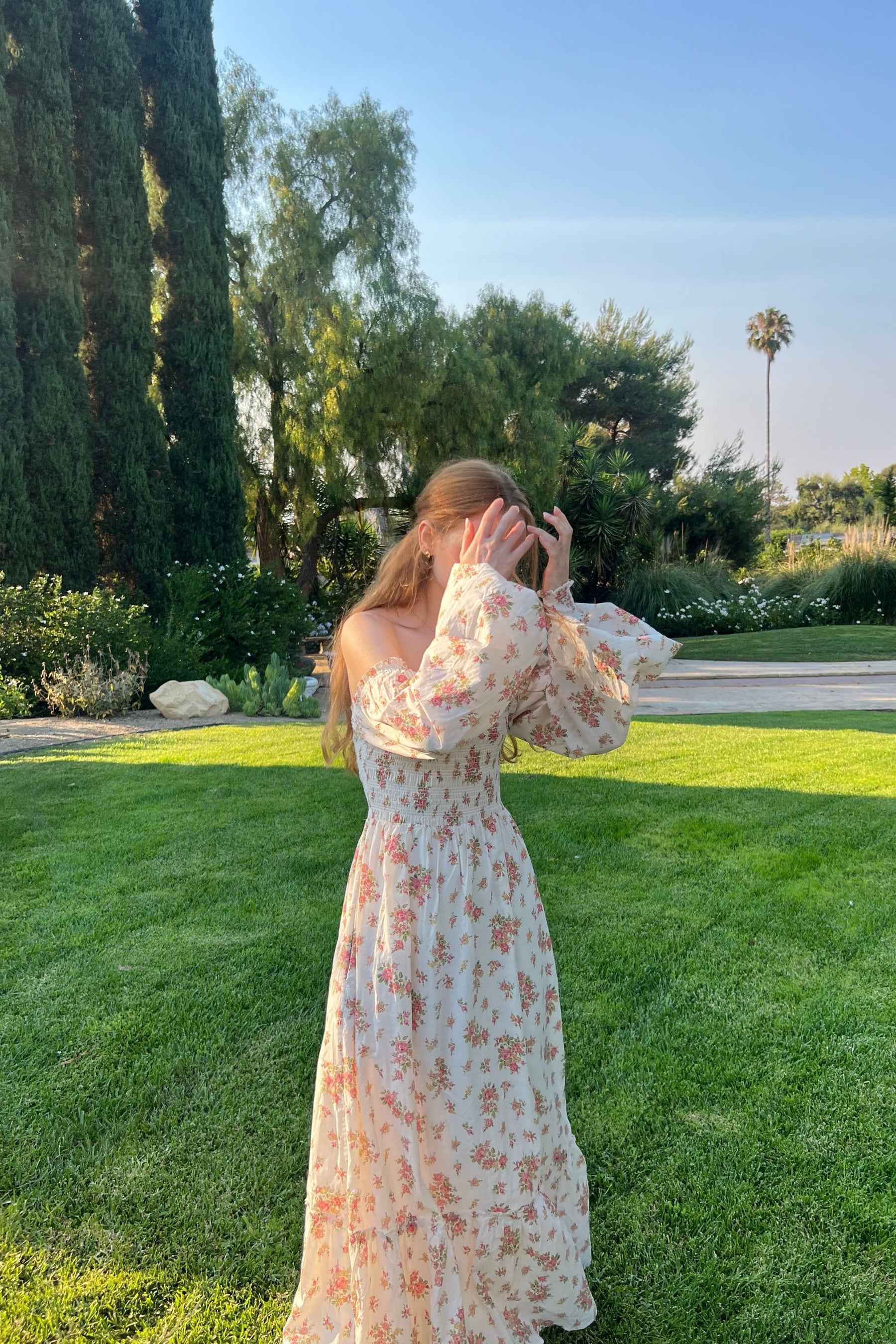 Jane Dress in Della Floral Blush