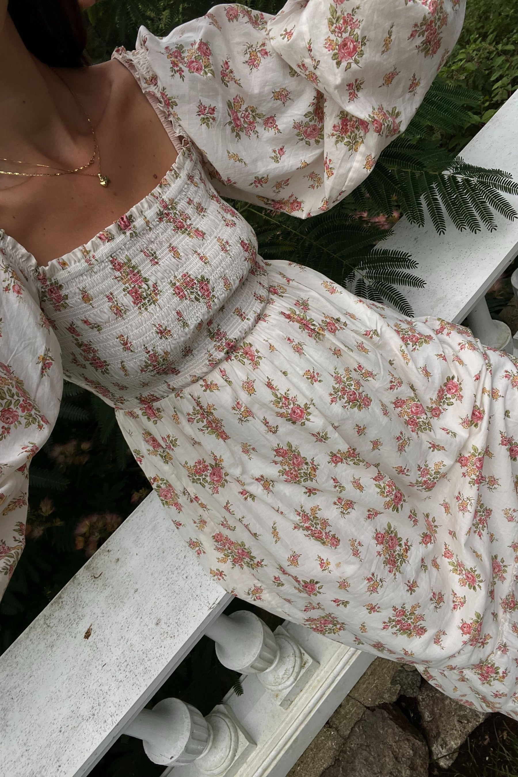 Jane Dress in Della Floral Blush