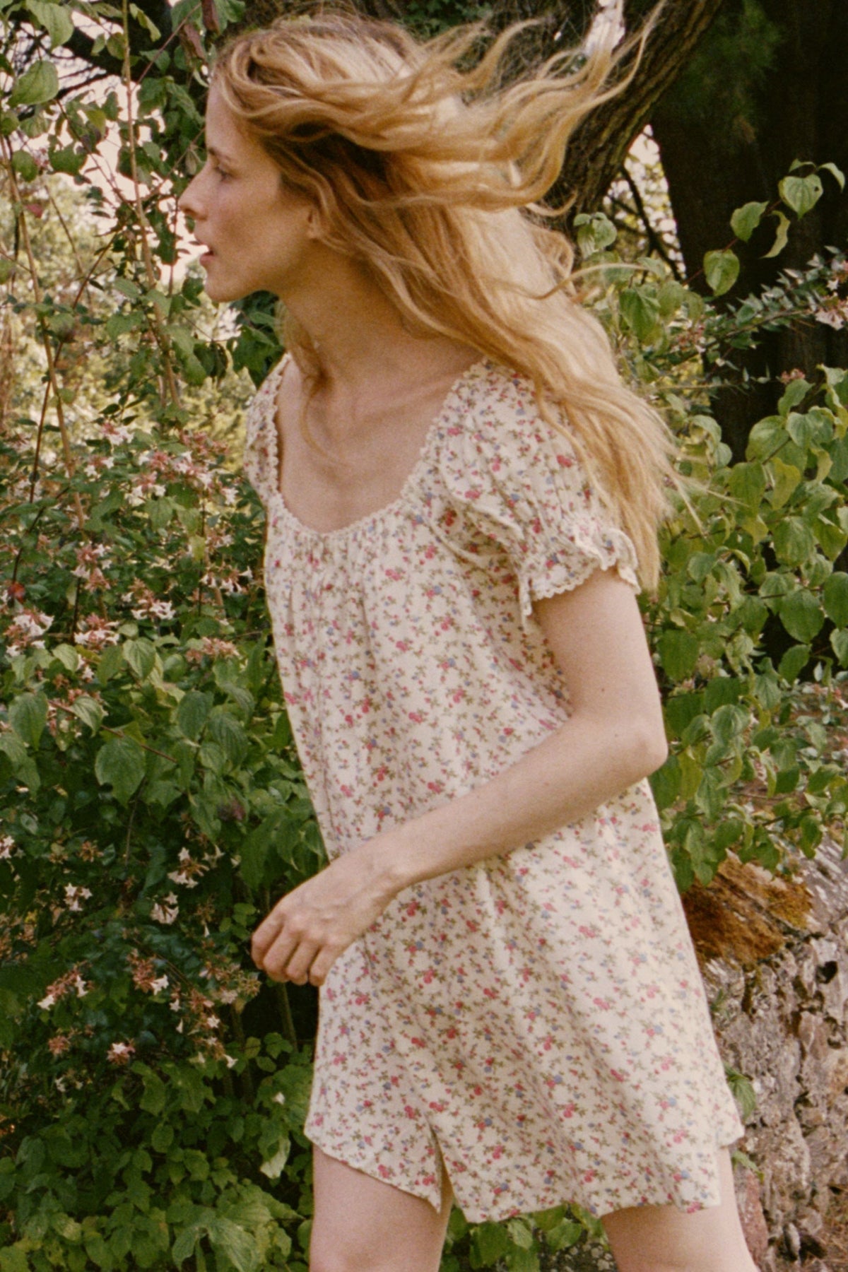Naya Mini Dress in Henri Vine