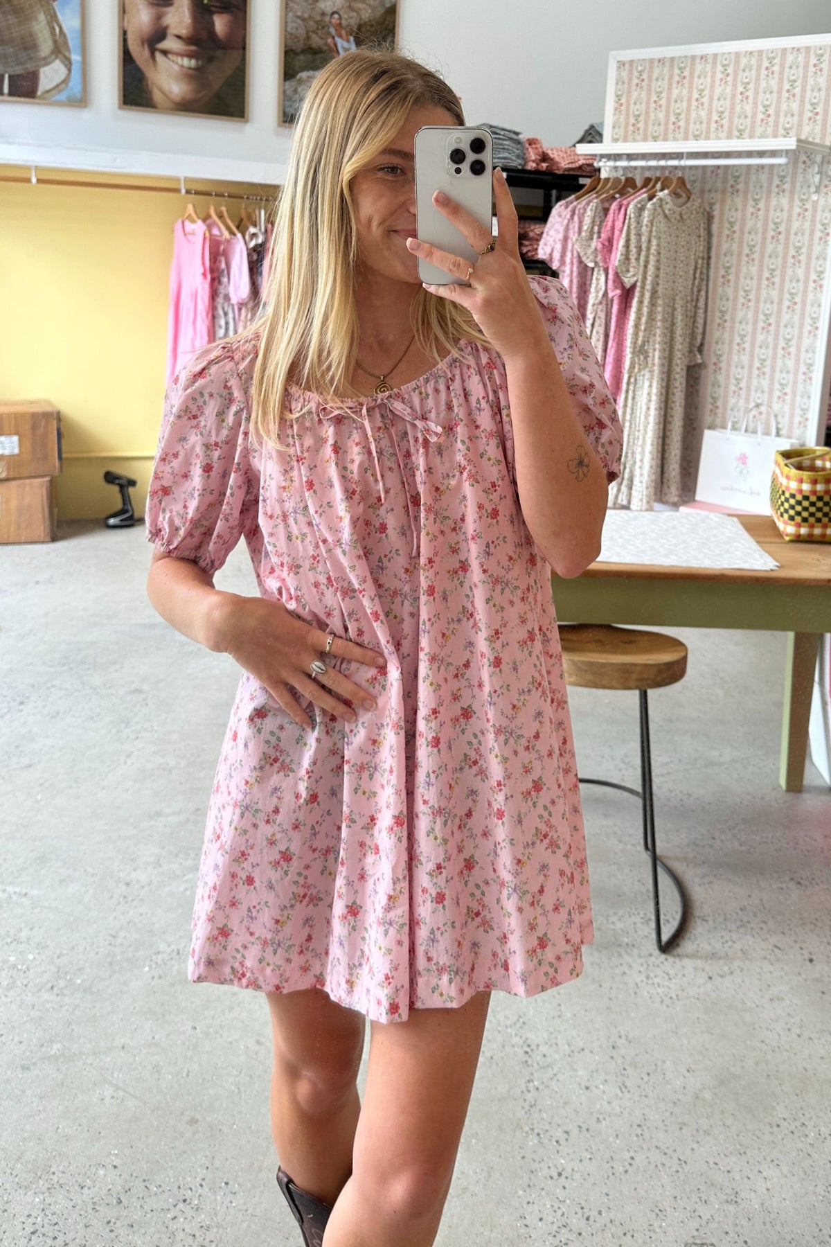 Sundress in Blossom Pink Floral