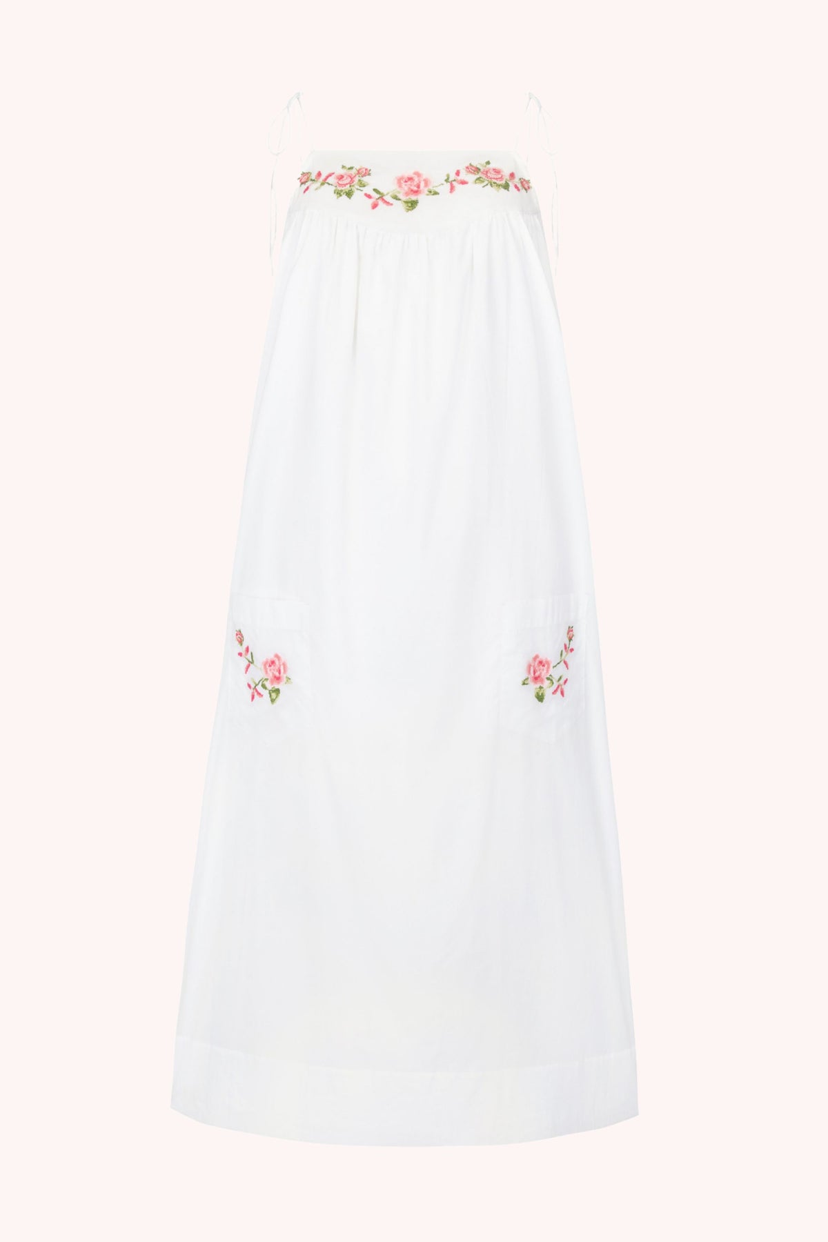 Mary Lou Tie Dress in Cross Stitch Embroidery