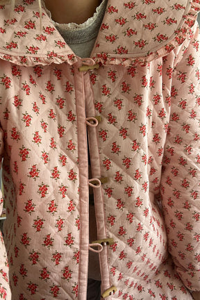 Montana Quilted Jacket in Strawberry Thistle