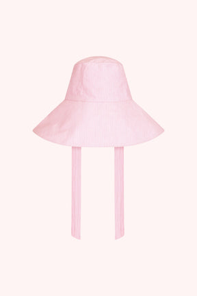 Nao Sun Hat in Rosewater Stripe