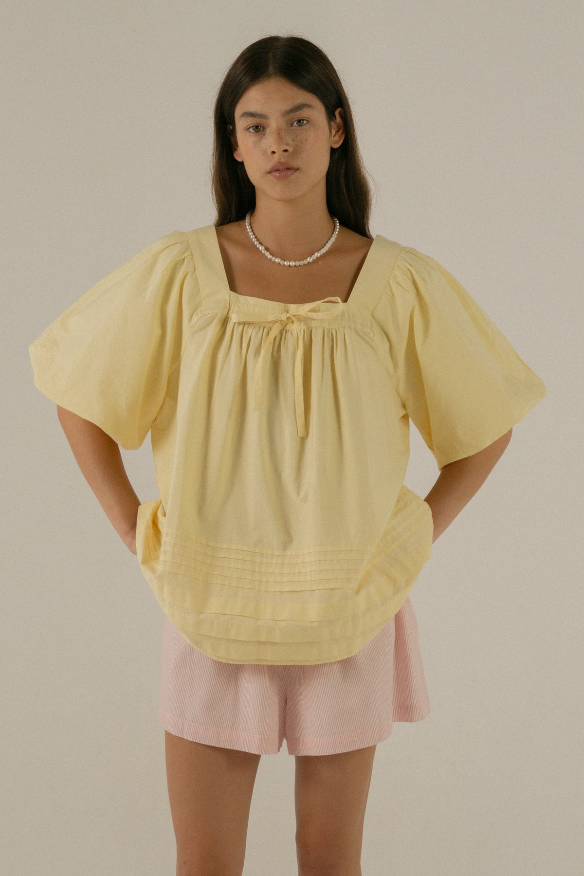 Celine Blouse in Buttercup Yellow