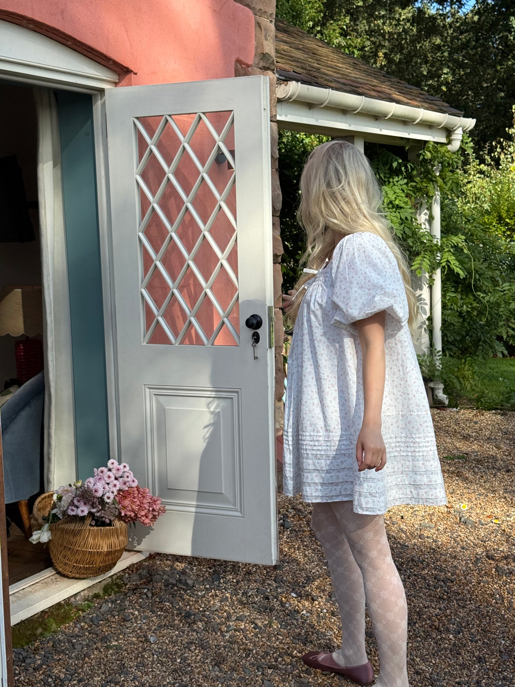 Celine Mini Dress In Winnie Flower