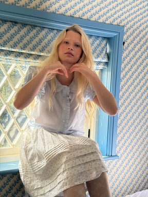 Billie Blouse In Baby blue