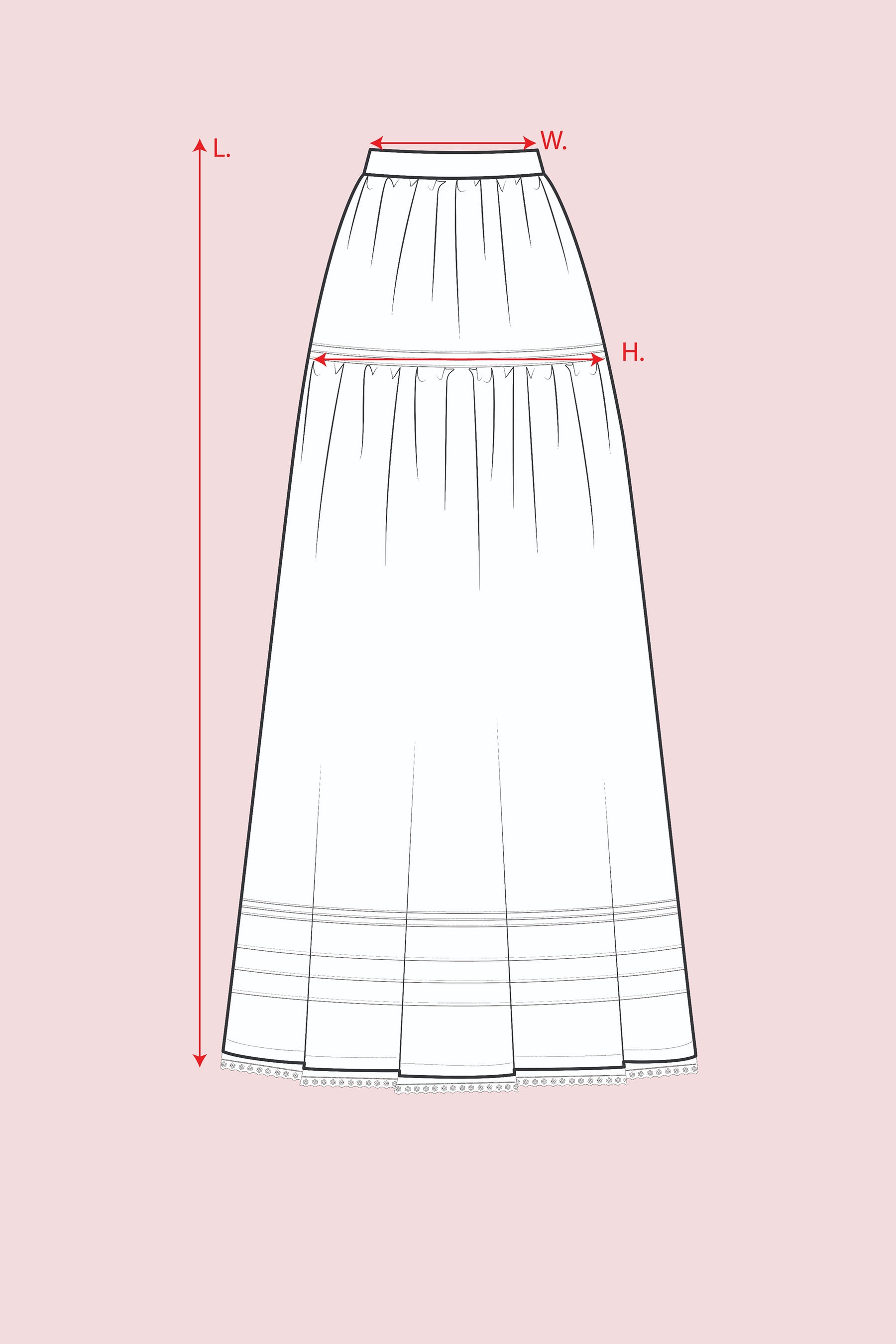 Yuri Skirt in White