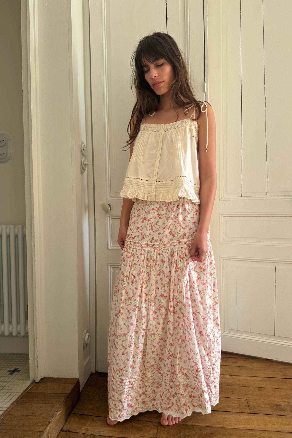 Yuri Skirt in Cottage Floral