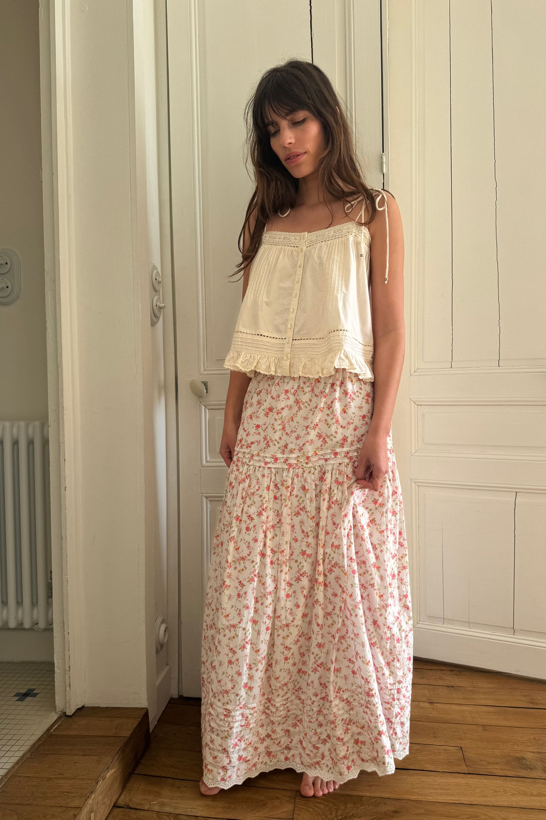 Yuri Skirt in Cottage Floral