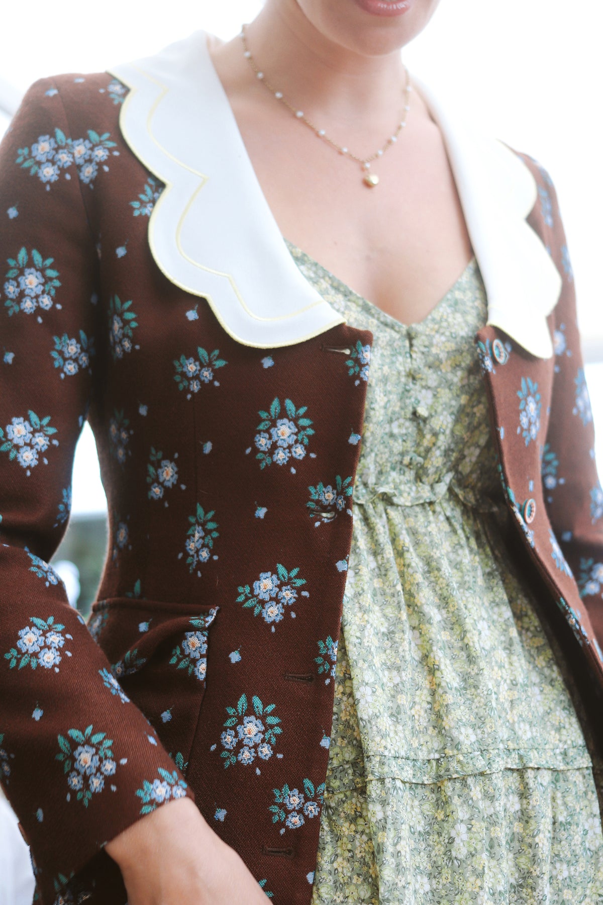 Ulla Dress in Garden Green