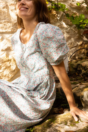Daphne Gown in Cornflower Meadow