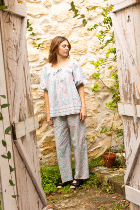 Luka Pant in Cornflower Meadow