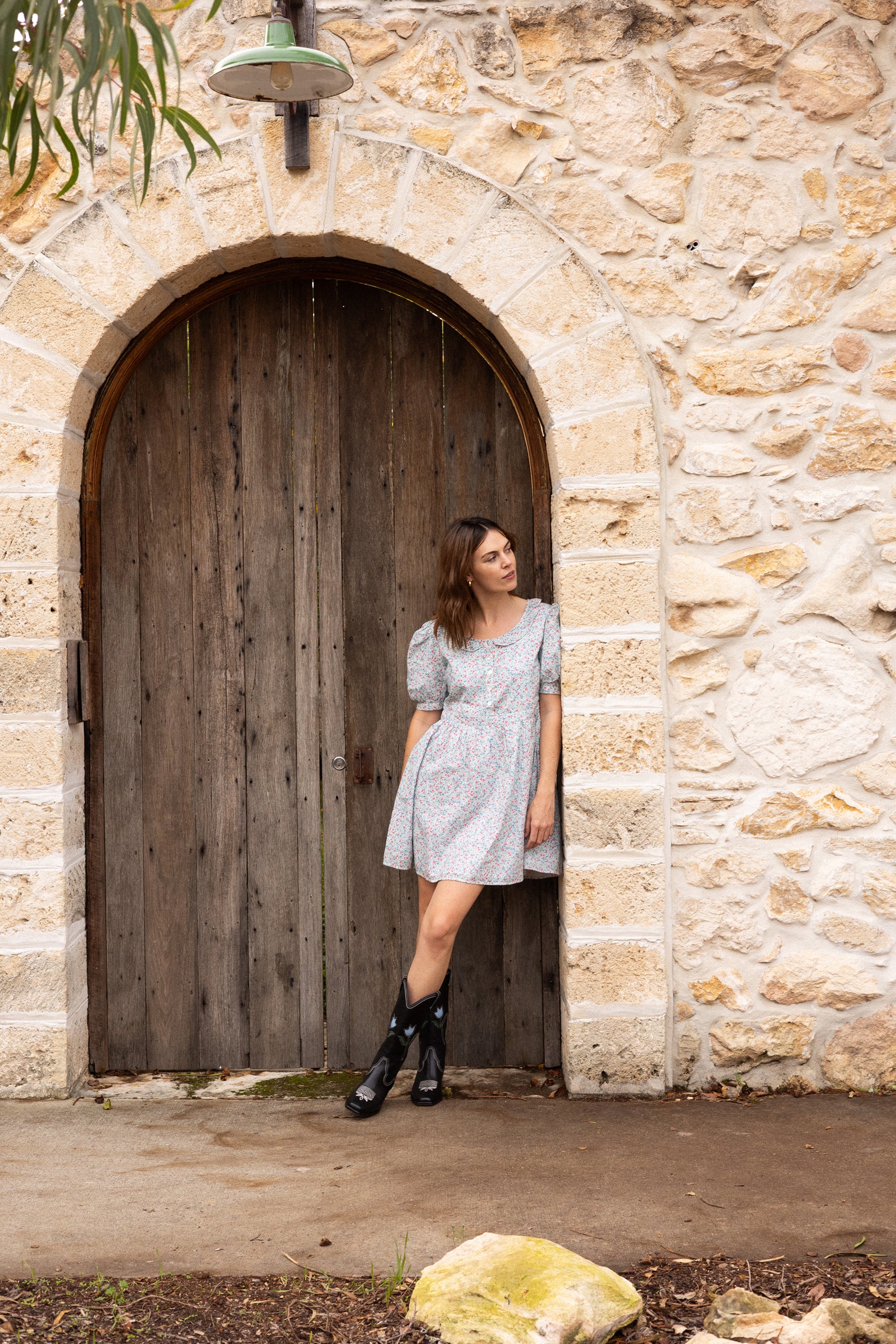 Daphne Dress in Cornflower Meadow