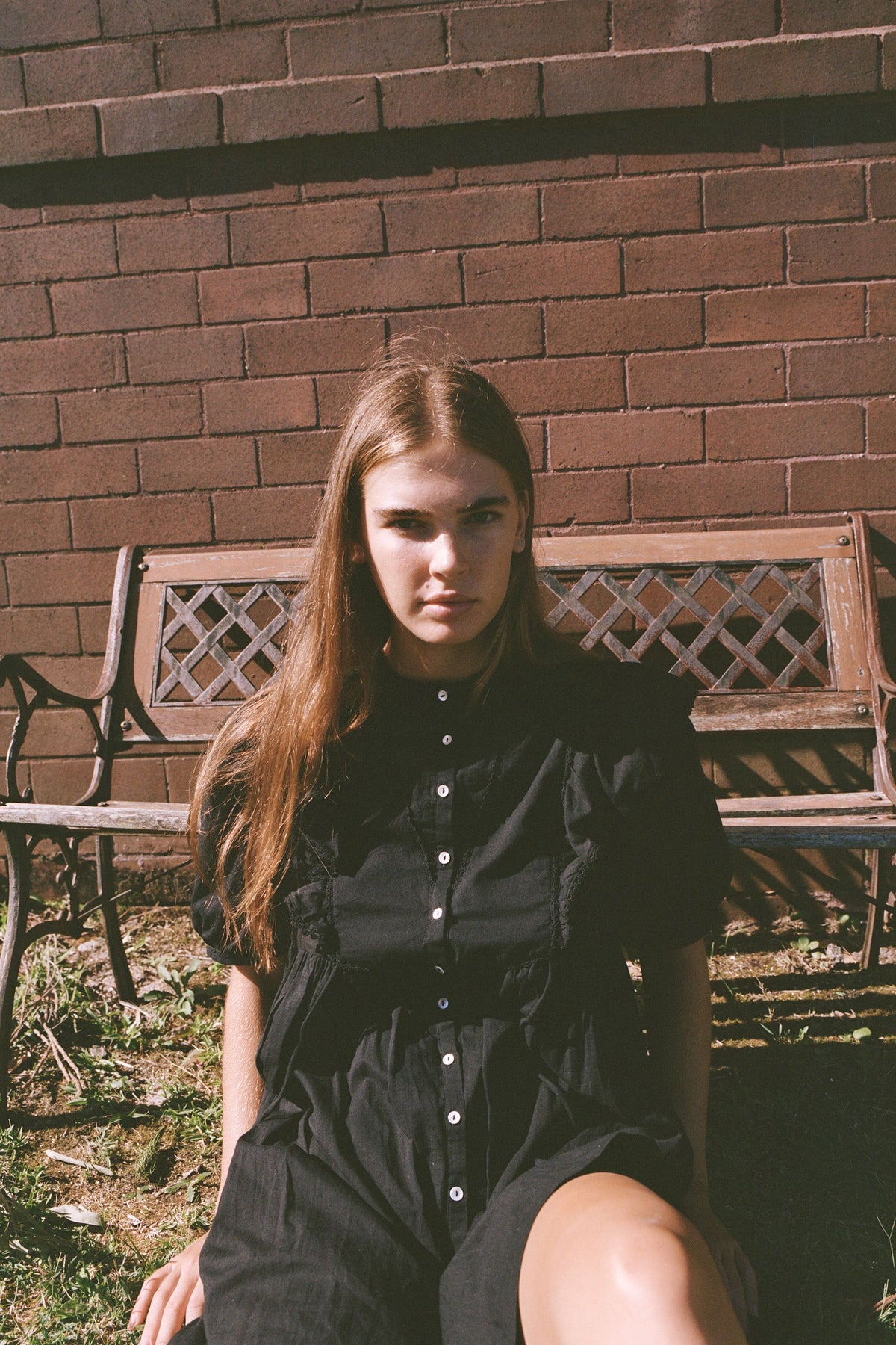 Rumi Mini Dress in Midnight Noir